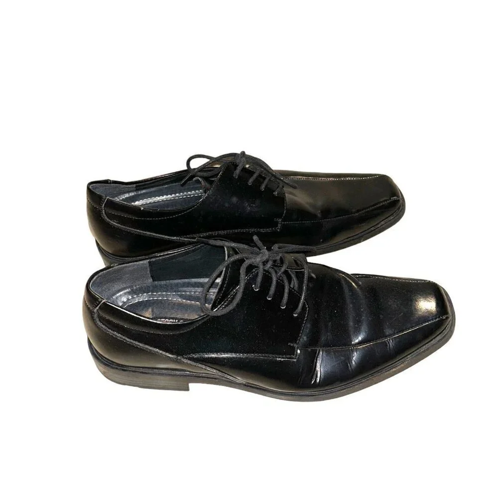 Stacy Adams Black Oxford Leather Classic Business Dress Shoes Men’s Size 8 M